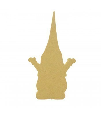 18mm MDF Freestanding Plain Gonk Shape - Standing with Arms Up